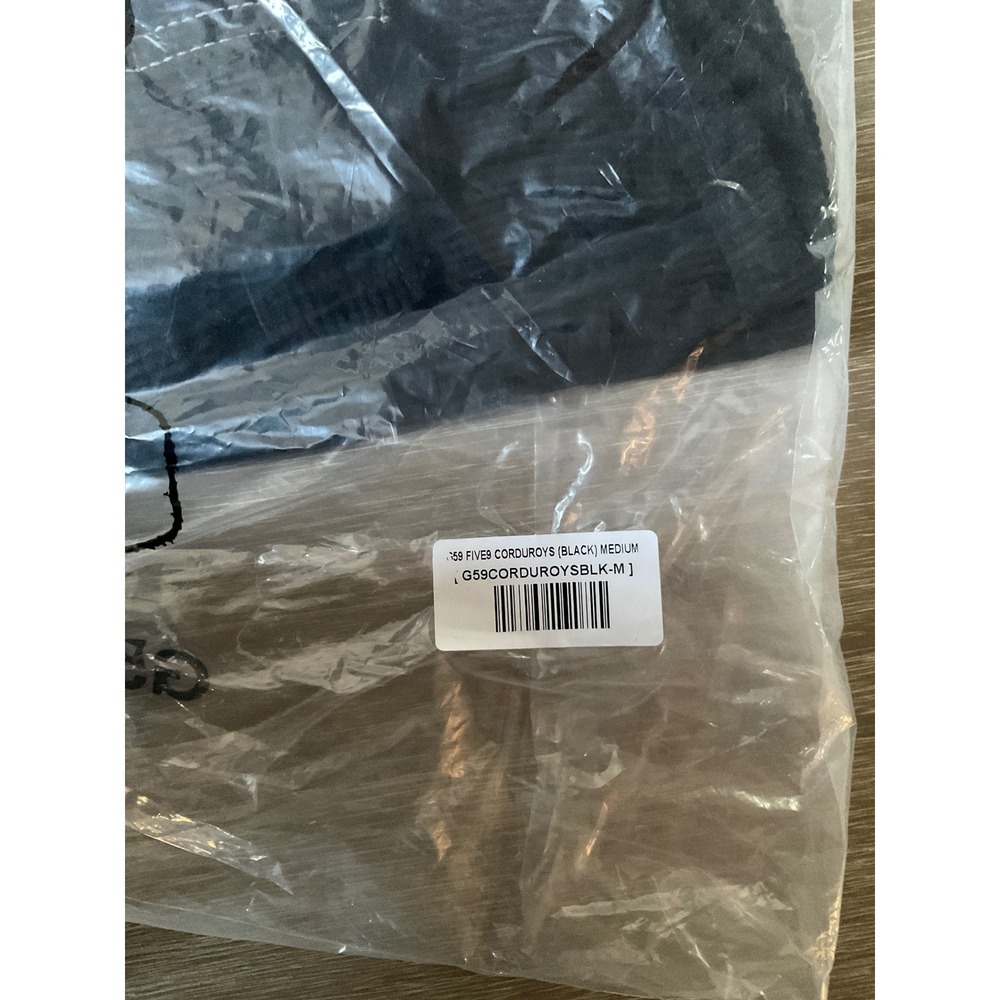G59 Club Mens Black Five9 Corduroy Pants Size Medium New With Tags - Picture 3 of 3